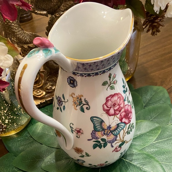 Vintage Danbury Mint Canton Rose Pitcher - Picture 9 of 16